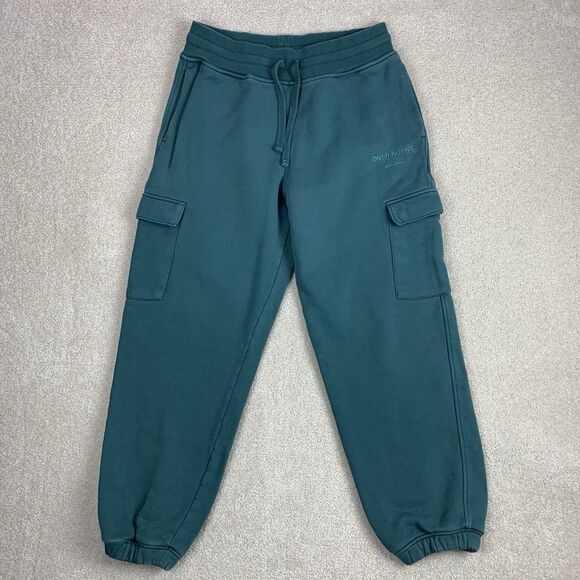 Oner Active Joggers Womens Medium Teal Cargo Logo Drawstring Pants - Picture 1 of 16